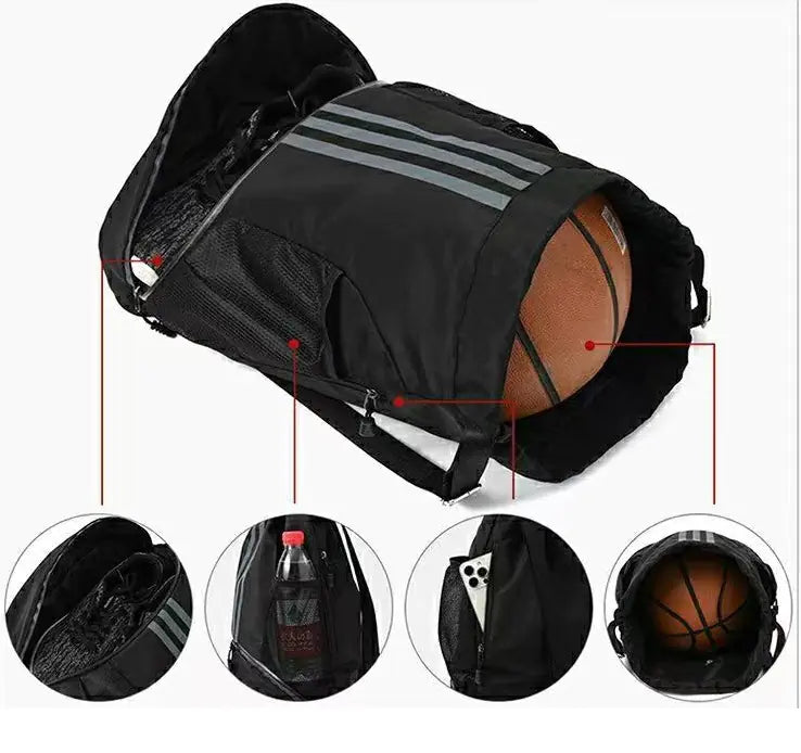 Large Capacity Waterproof Sports Gym Backpack Bag